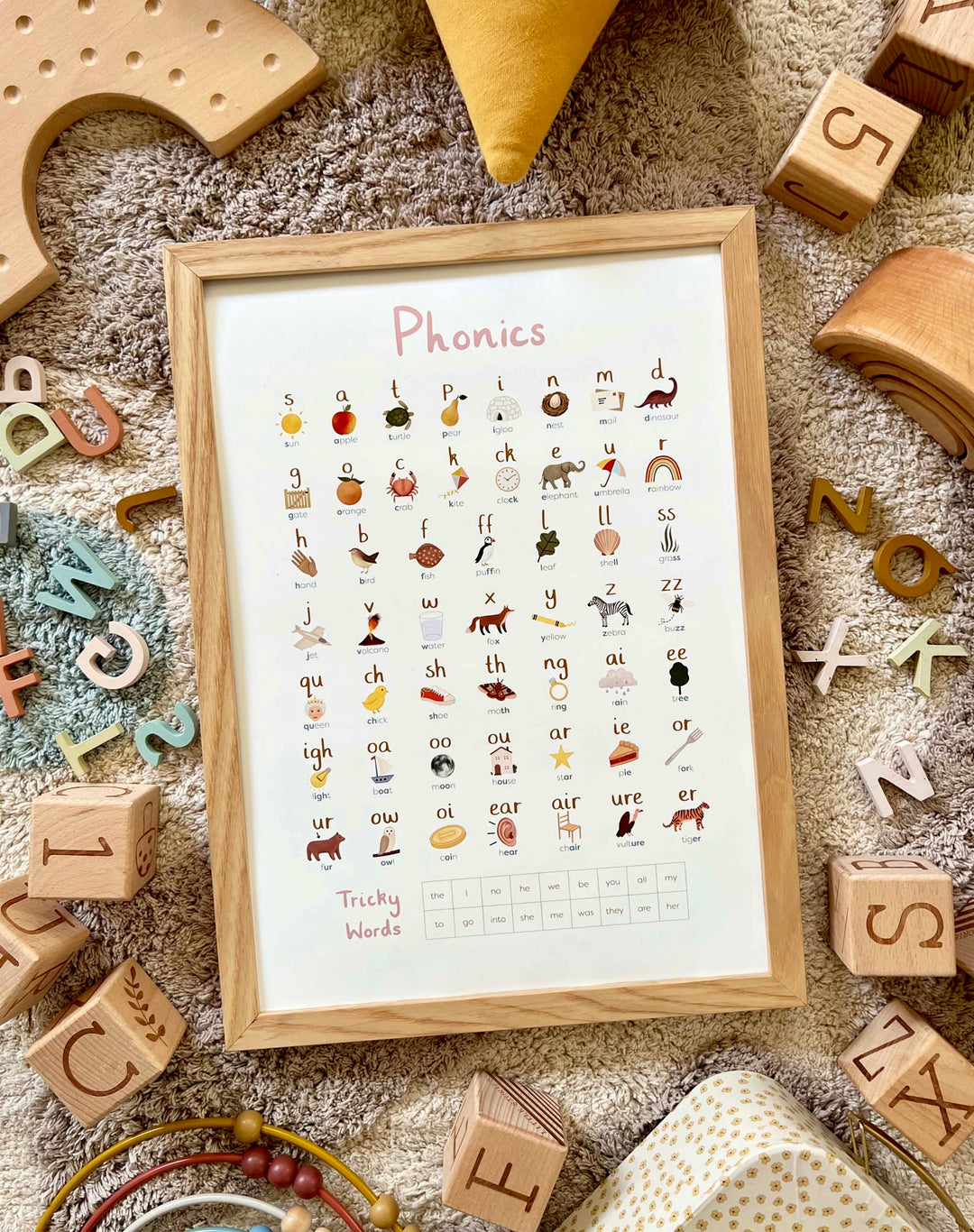 Phonics in pink / Fine Art Print